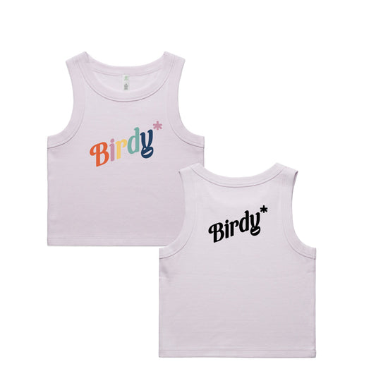 Women's Organic Rib Crop Tank