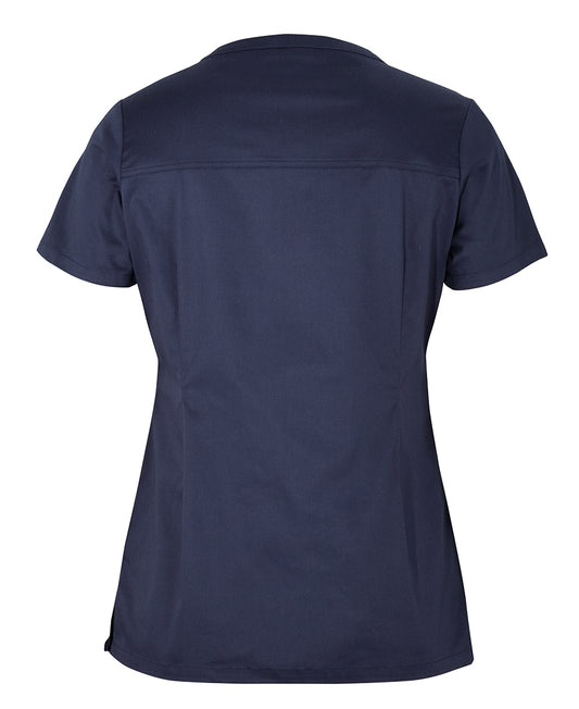 LADIES PREMIUM SCRUB TOP - With small chest embroidery