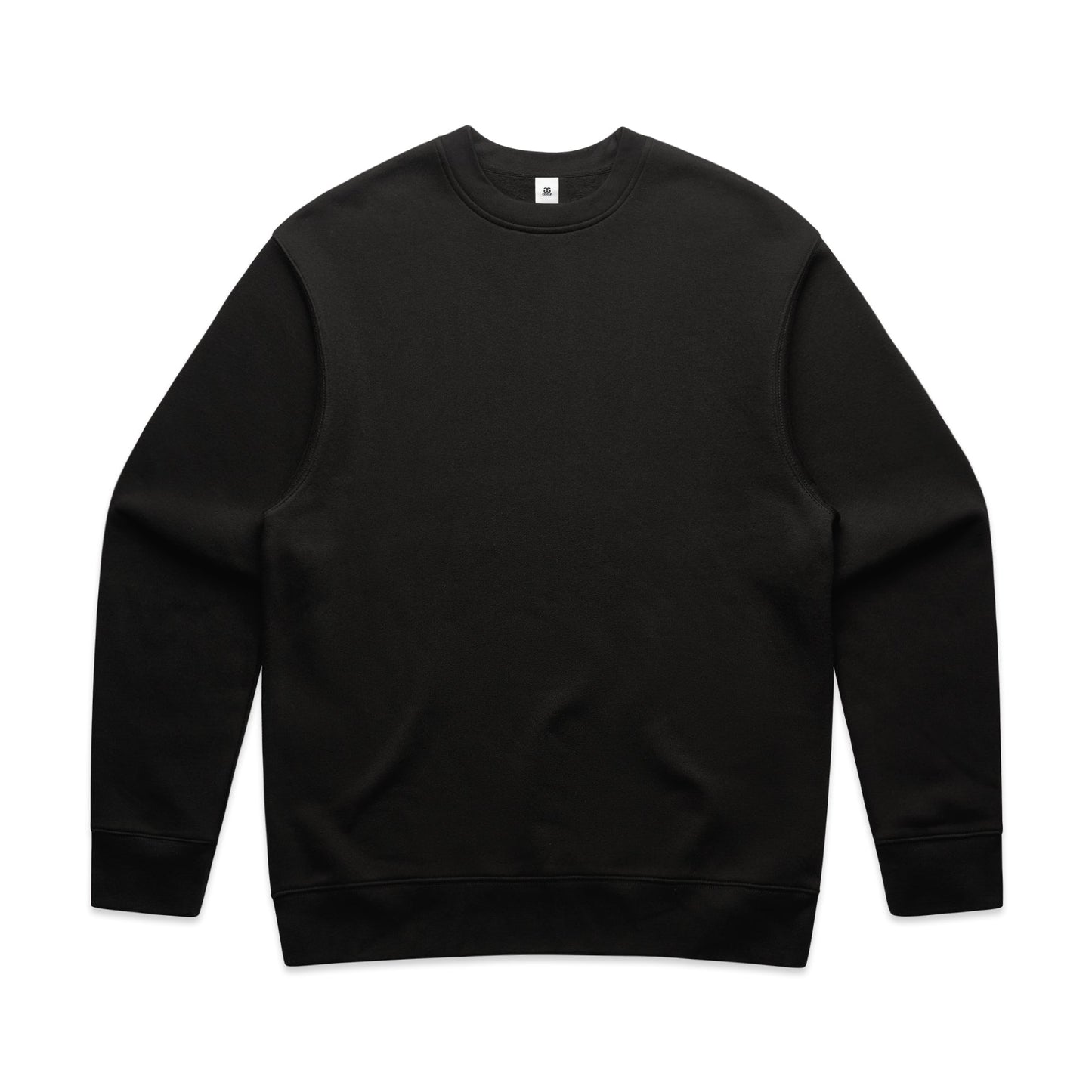 Mens Relaxed Crew Neck Jumper - Front and Back Embroidery