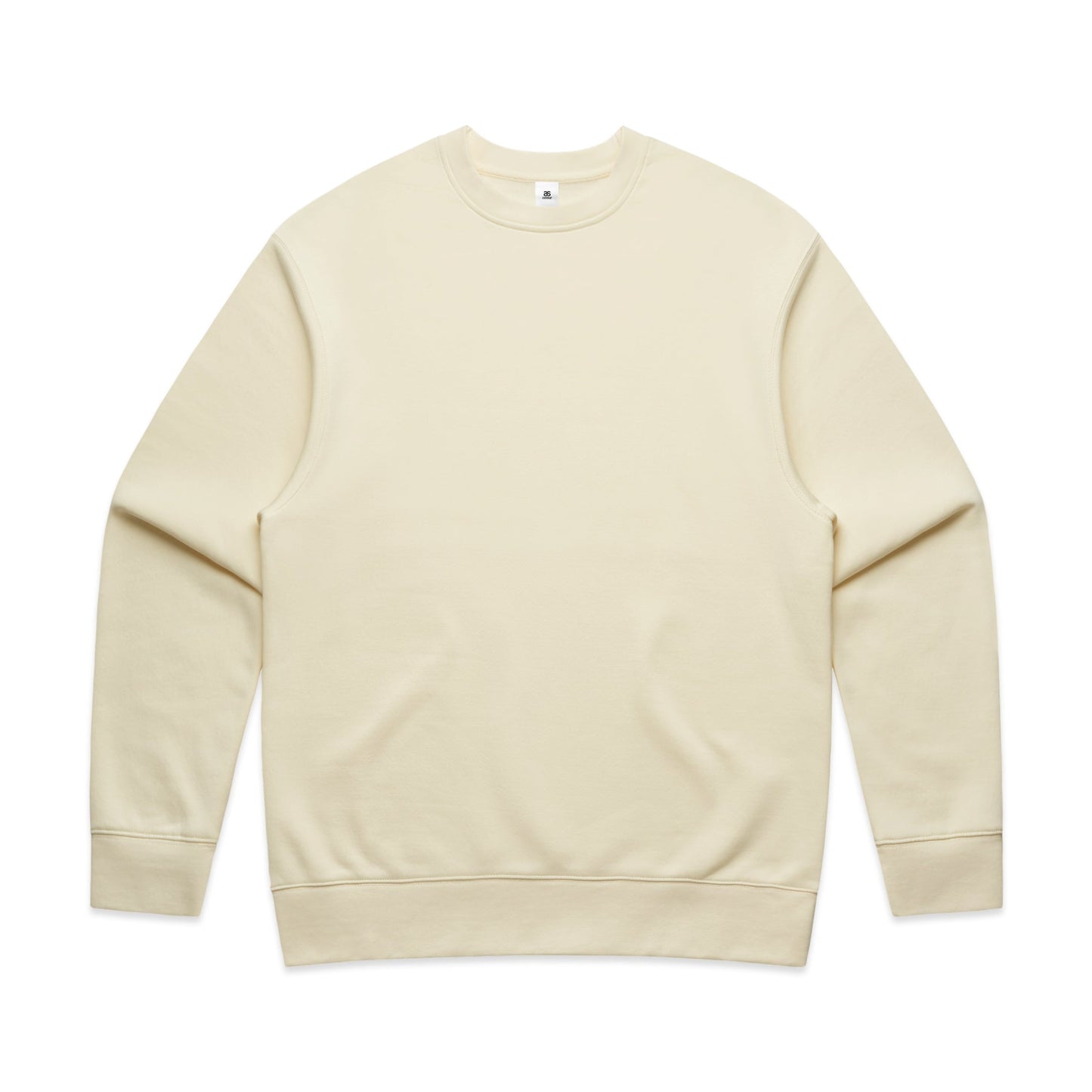 Mens Relaxed Crew Neck Jumper - Front and Back Embroidery