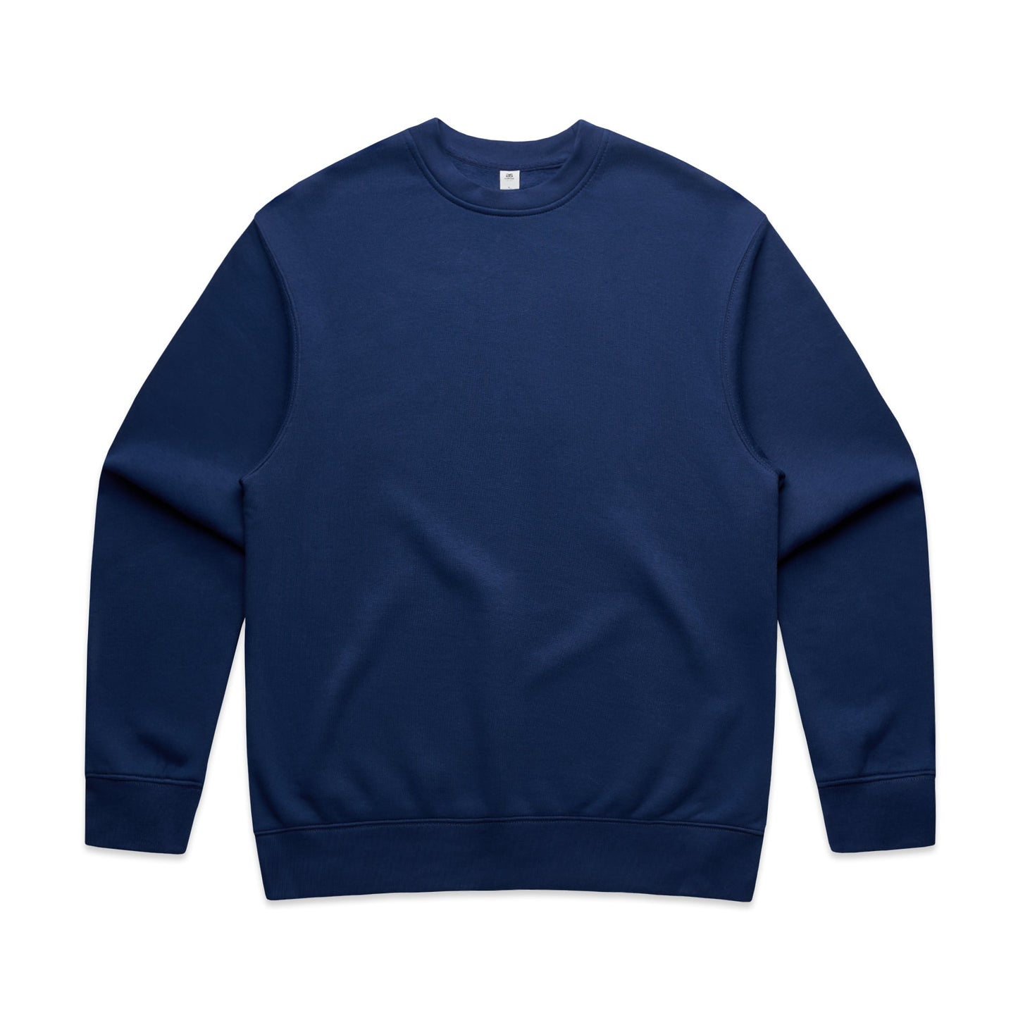Mens Relaxed Crew Neck Jumper - Front and Back Embroidery