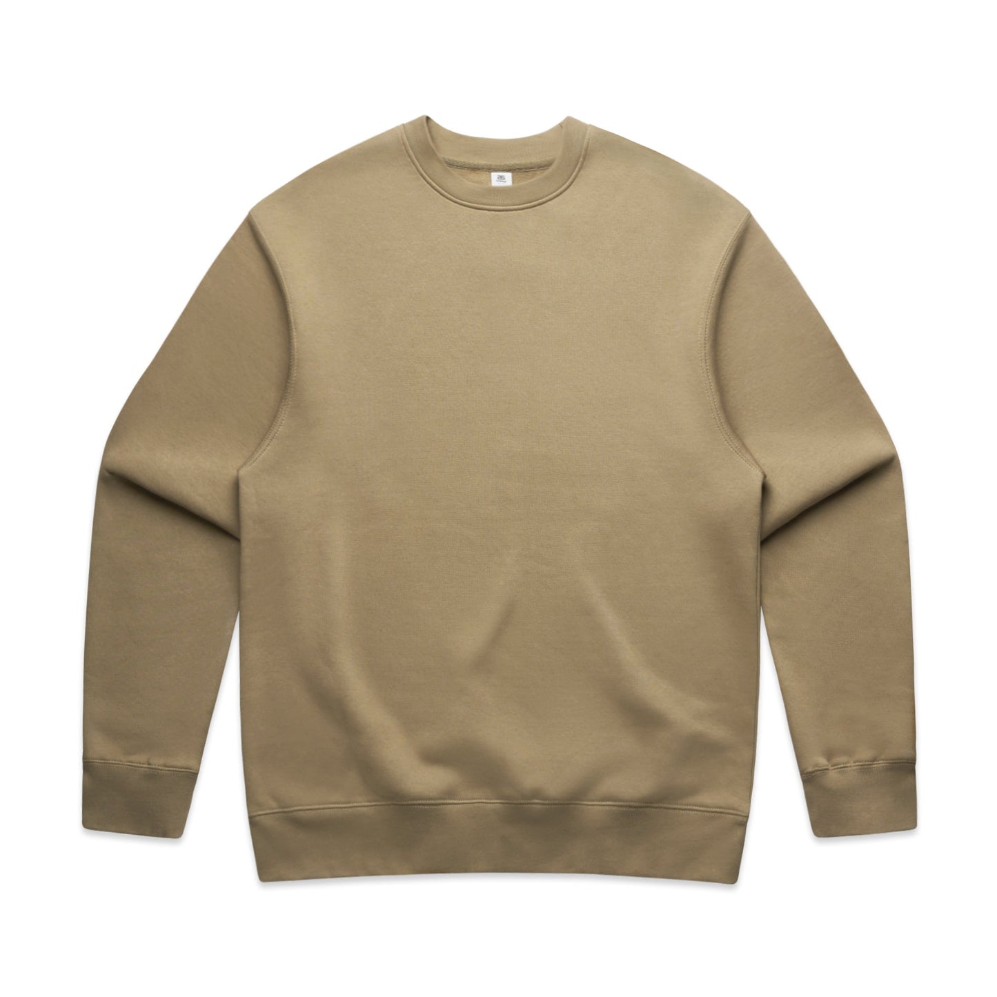 Mens Relaxed Crew Neck Jumper - Front and Back Embroidery