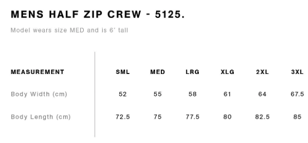 Men Stencil Half Zip