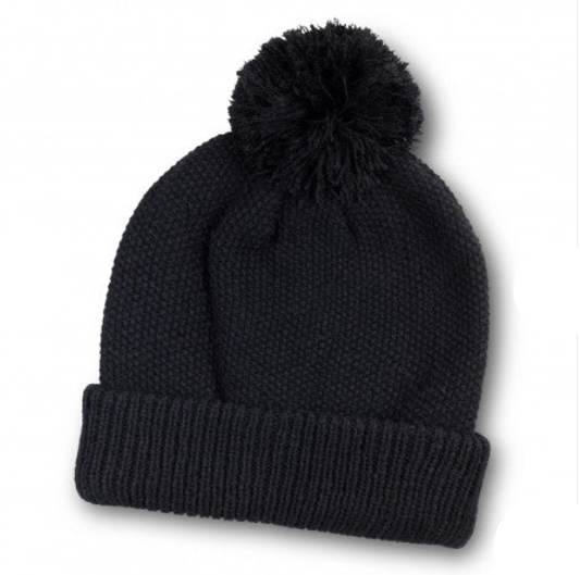 Bumble Cuff Beanie with pom pom
