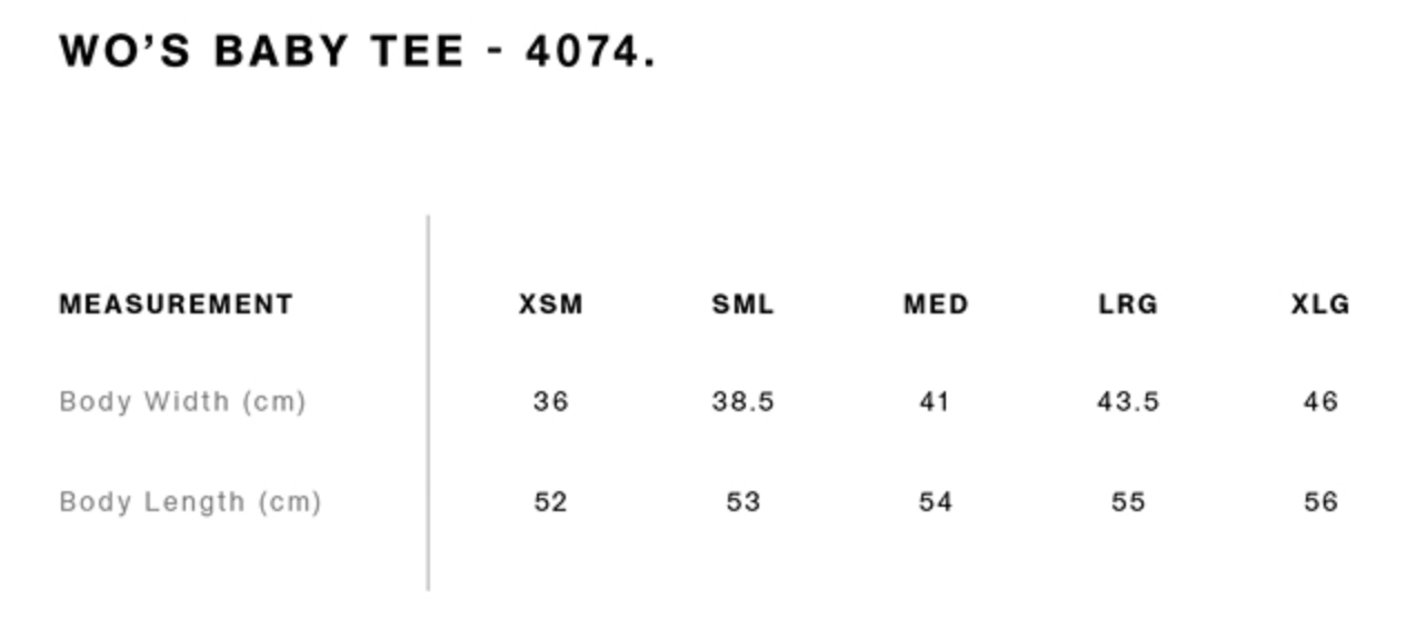 Women's Organic Rib Baby Tee