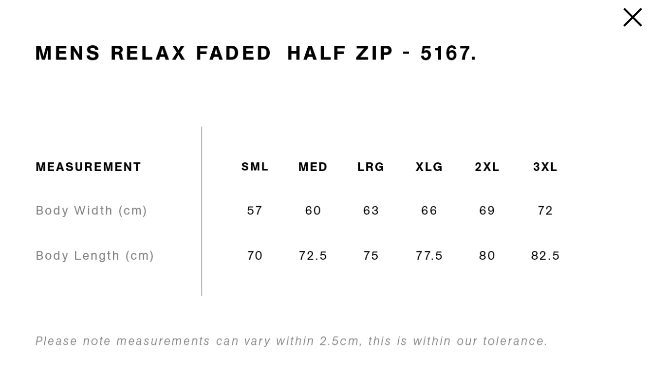 Relax Faded Half Zip