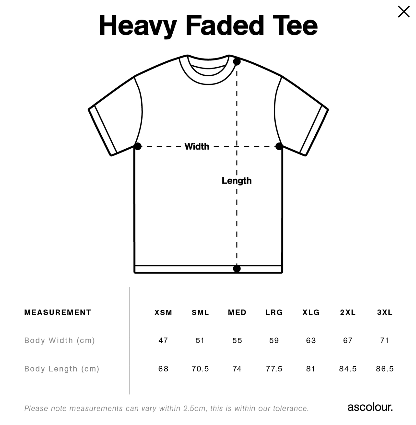 Men's Faded Heavy Tee