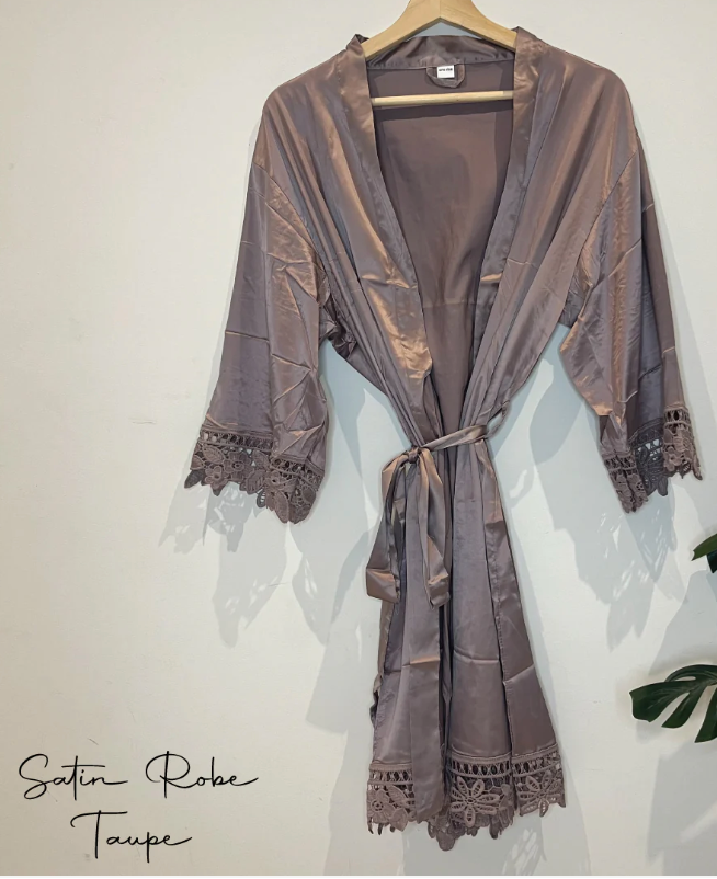 Adult Satin Robes One Size