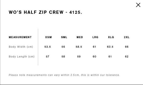 Movere Half Zip Crew