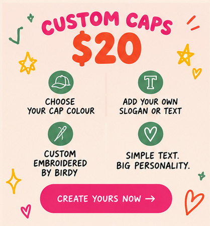 $20 Custom Slogan Cap