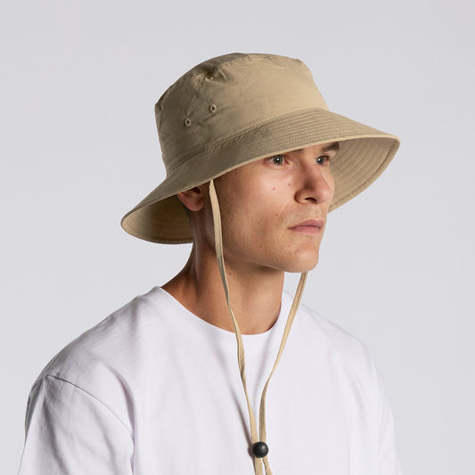 1174 Nylon Wide Brim Bucket Hat - Main