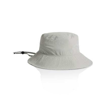 1174 Nylon Wide Brim Bucket Hat - Storm