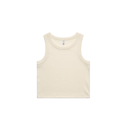Women's Organic Rib Crop Tank