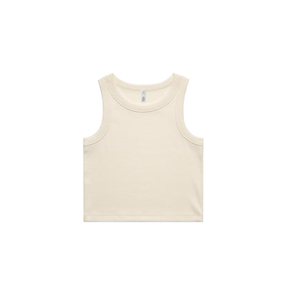 Women's Organic Rib Crop Tank