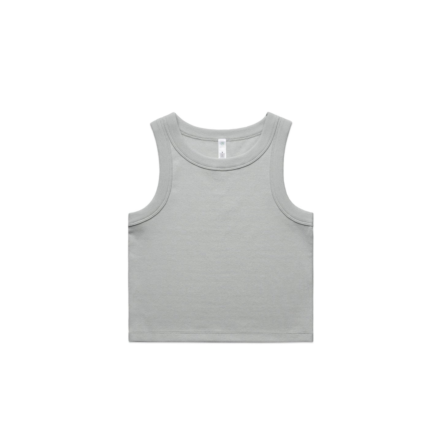 Women's Organic Rib Crop Tank