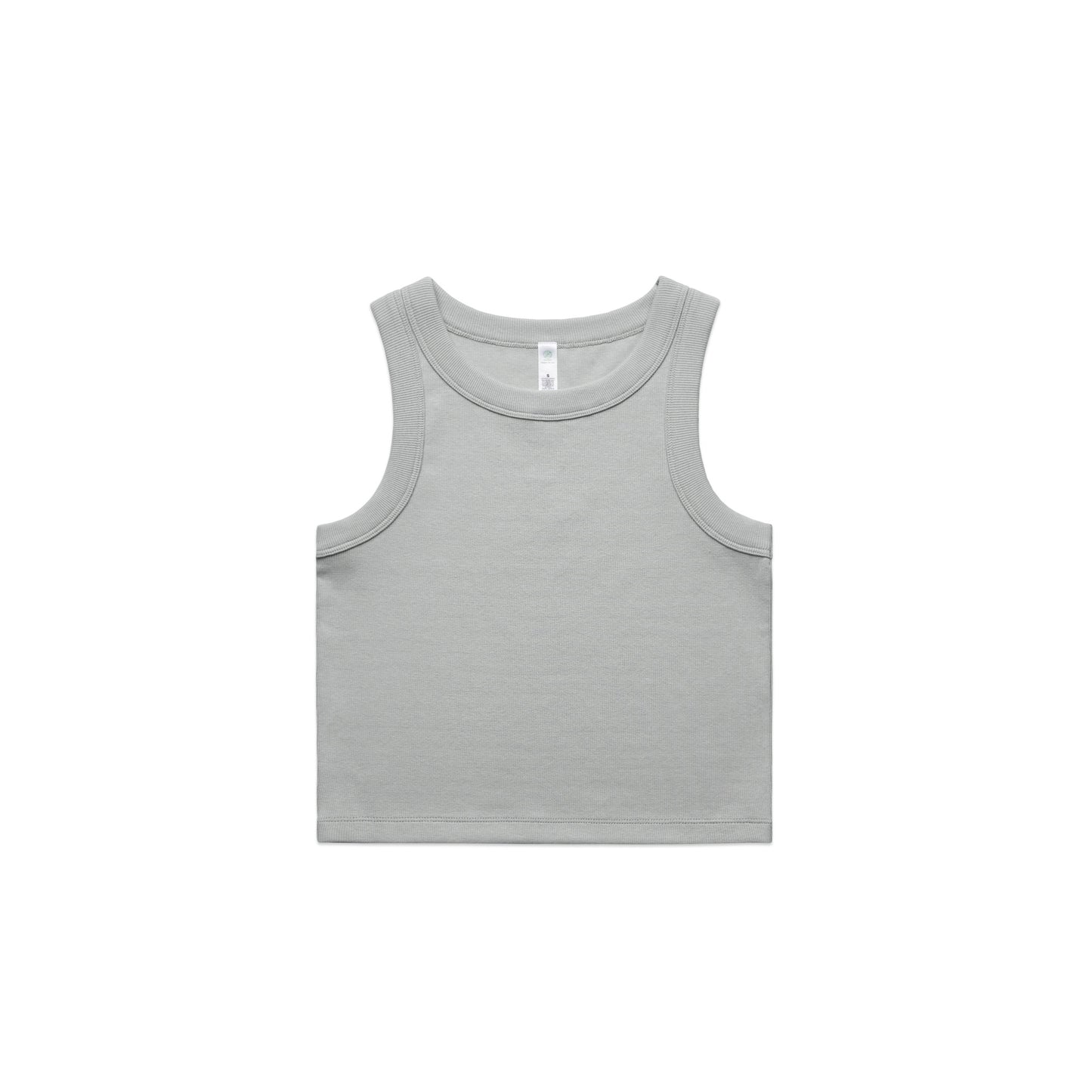 Women's Organic Rib Crop Tank