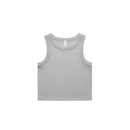 Women's Organic Rib Crop Tank
