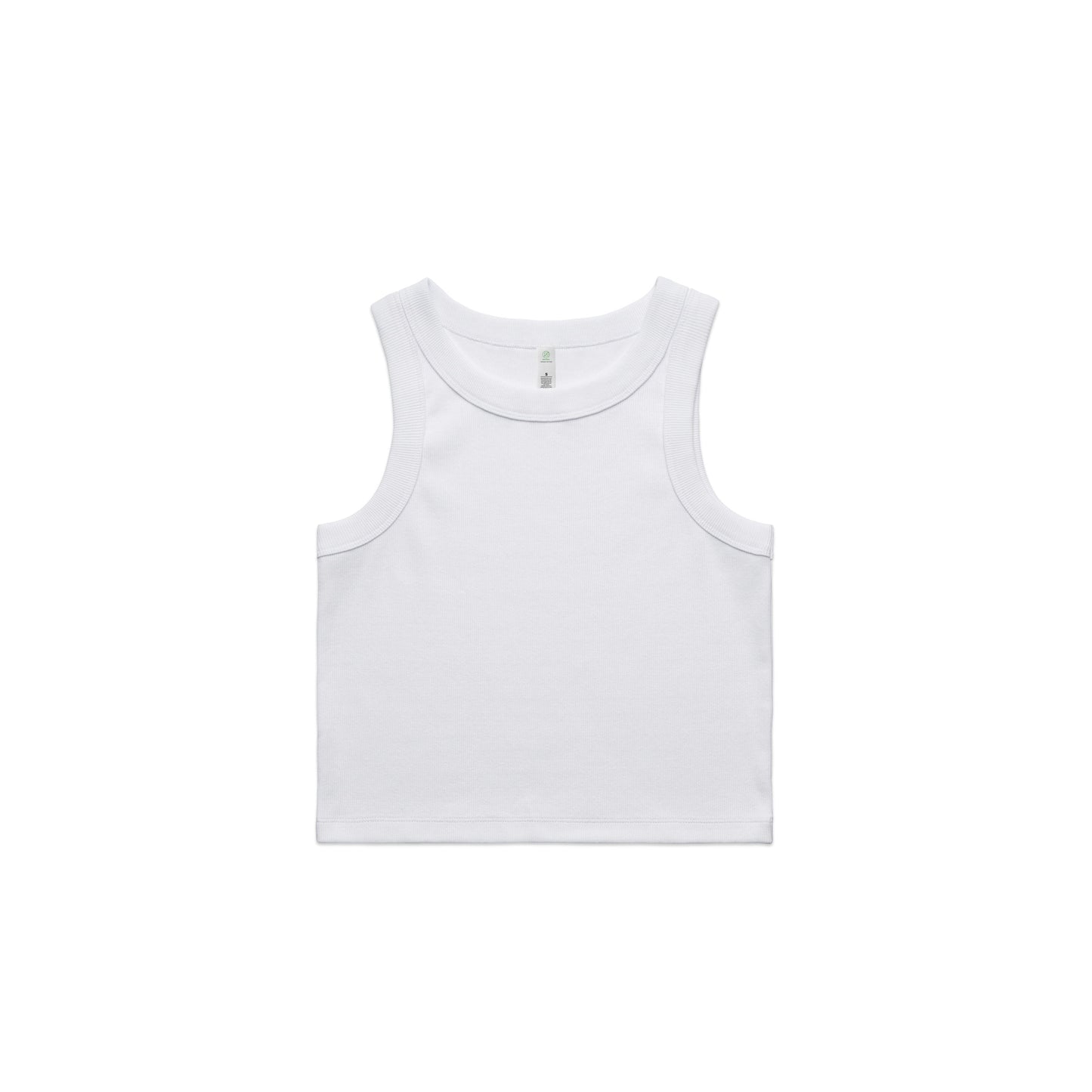 Women's Organic Rib Crop Tank