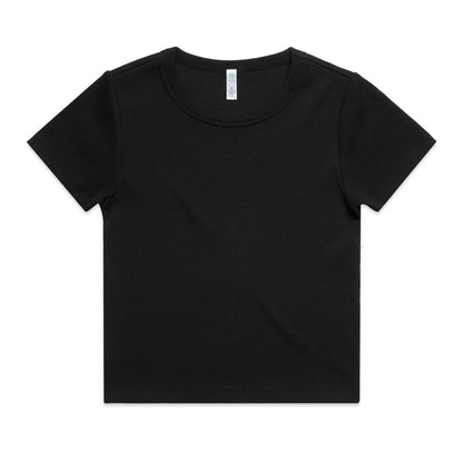 AS Colour 4092G Wo's Organic Rib Tee - Black