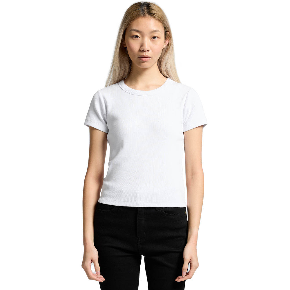 AS Colour 4092G Wo's Organic Rib Tee - Front
