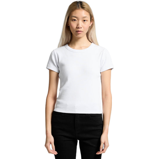 AS Colour 4092G Wo's Organic Rib Tee - Front