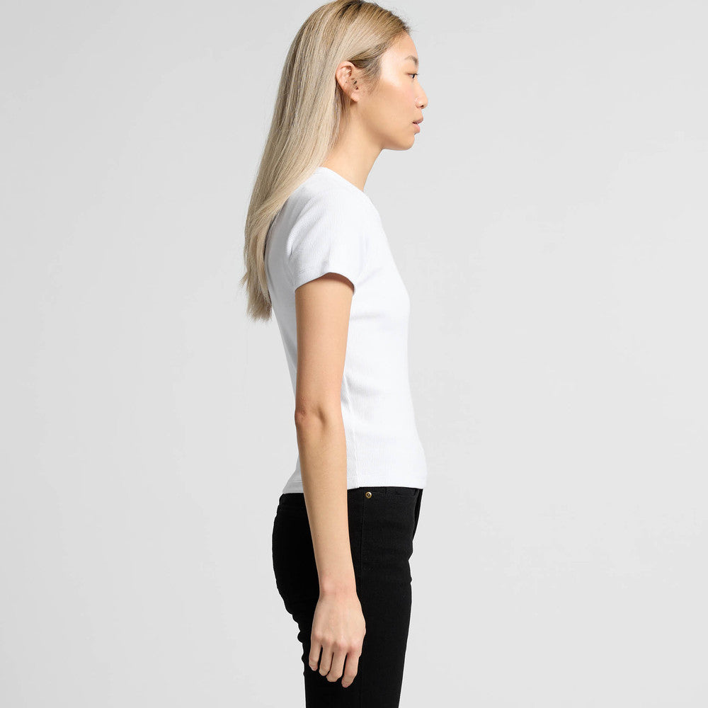 AS Colour 4092G Wo's Organic Rib Tee - Side