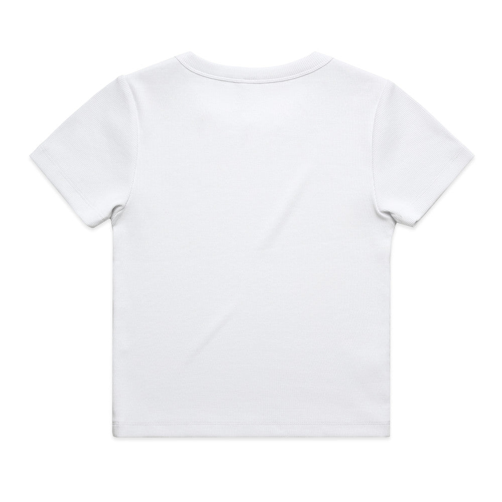 AS Colour 4092G Wo's Organic Rib Tee - White Back