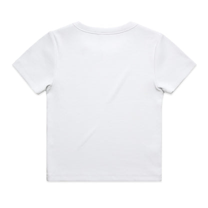 AS Colour 4092G Wo's Organic Rib Tee - White Back