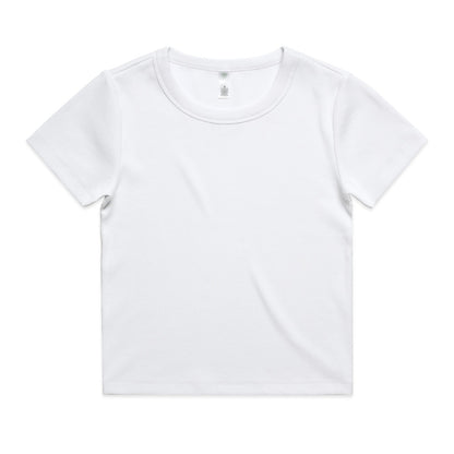 AS Colour 4092G Wo's Organic Rib Tee - White
