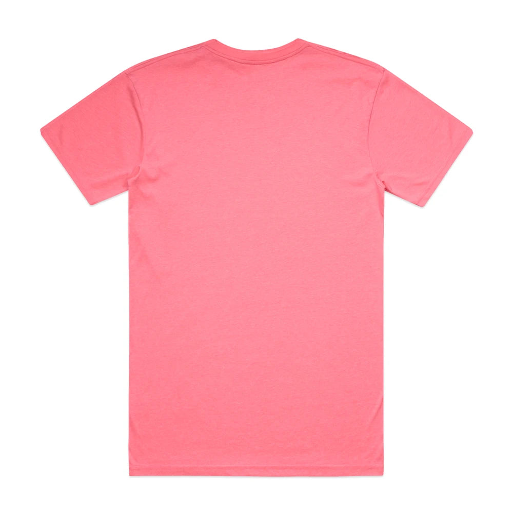 5050F Block Safety Tee - Safety Pink Back