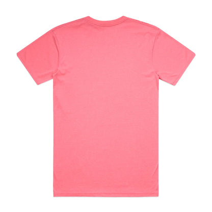 5050F Block Safety Tee - Safety Pink Back