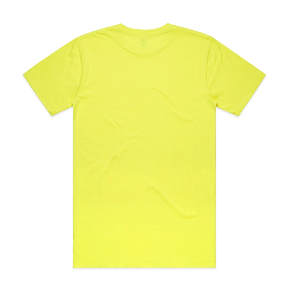 5050F Block Safety Tee - Safety Yellow Back