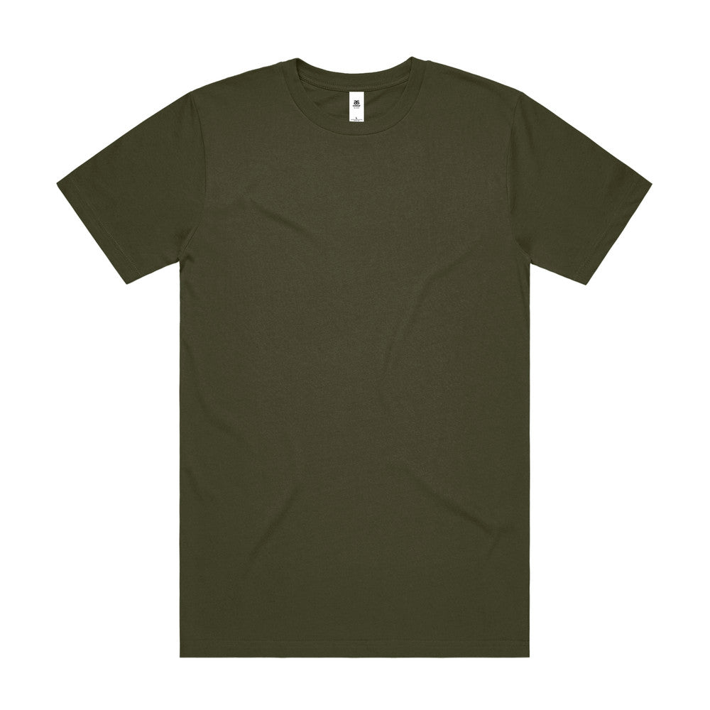 5050T Block Tubular Tee - Army