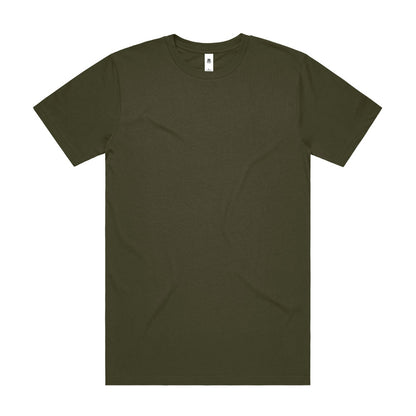 5050T Block Tubular Tee - Army