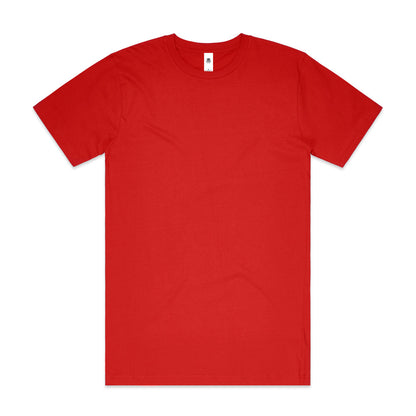 5050T Block Tubular Tee - Red