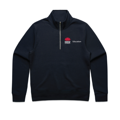 Stencil Half Zip Crew