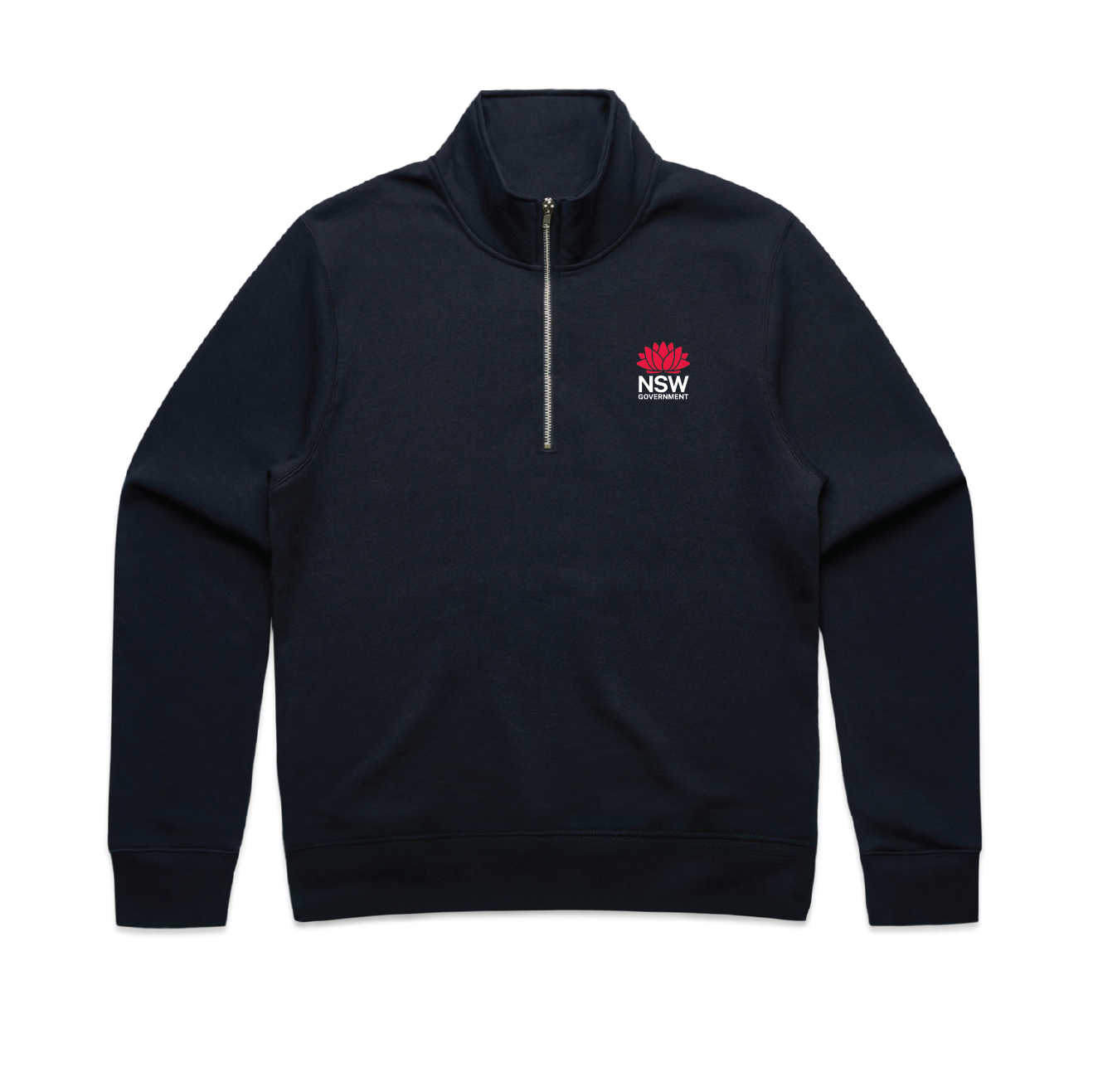 Stencil Half Zip Crew