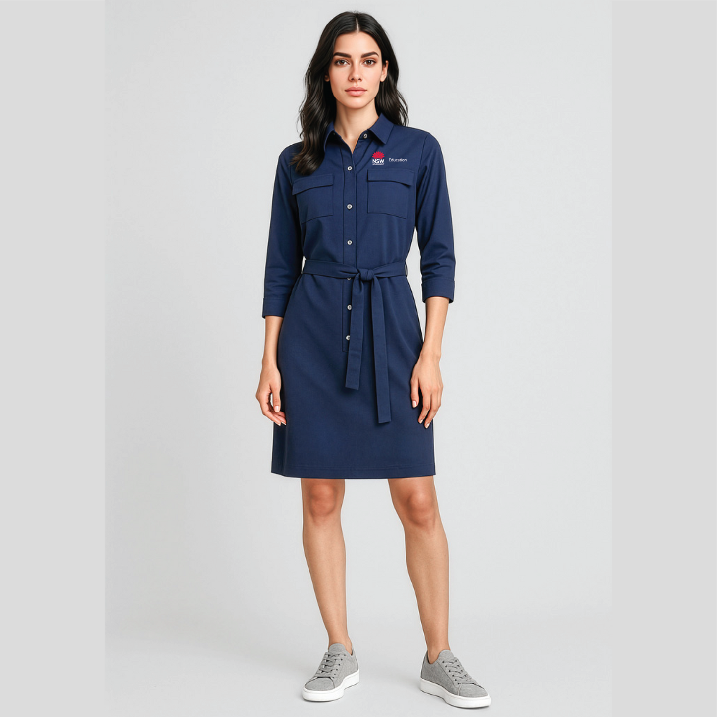 WOMENS CHLOE GEORGETTE  SHIRT DRESS