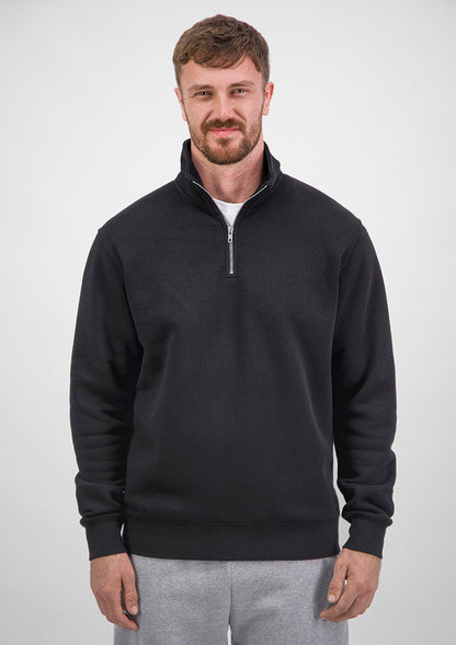 Everyday Mens 1/4 Zip - Black