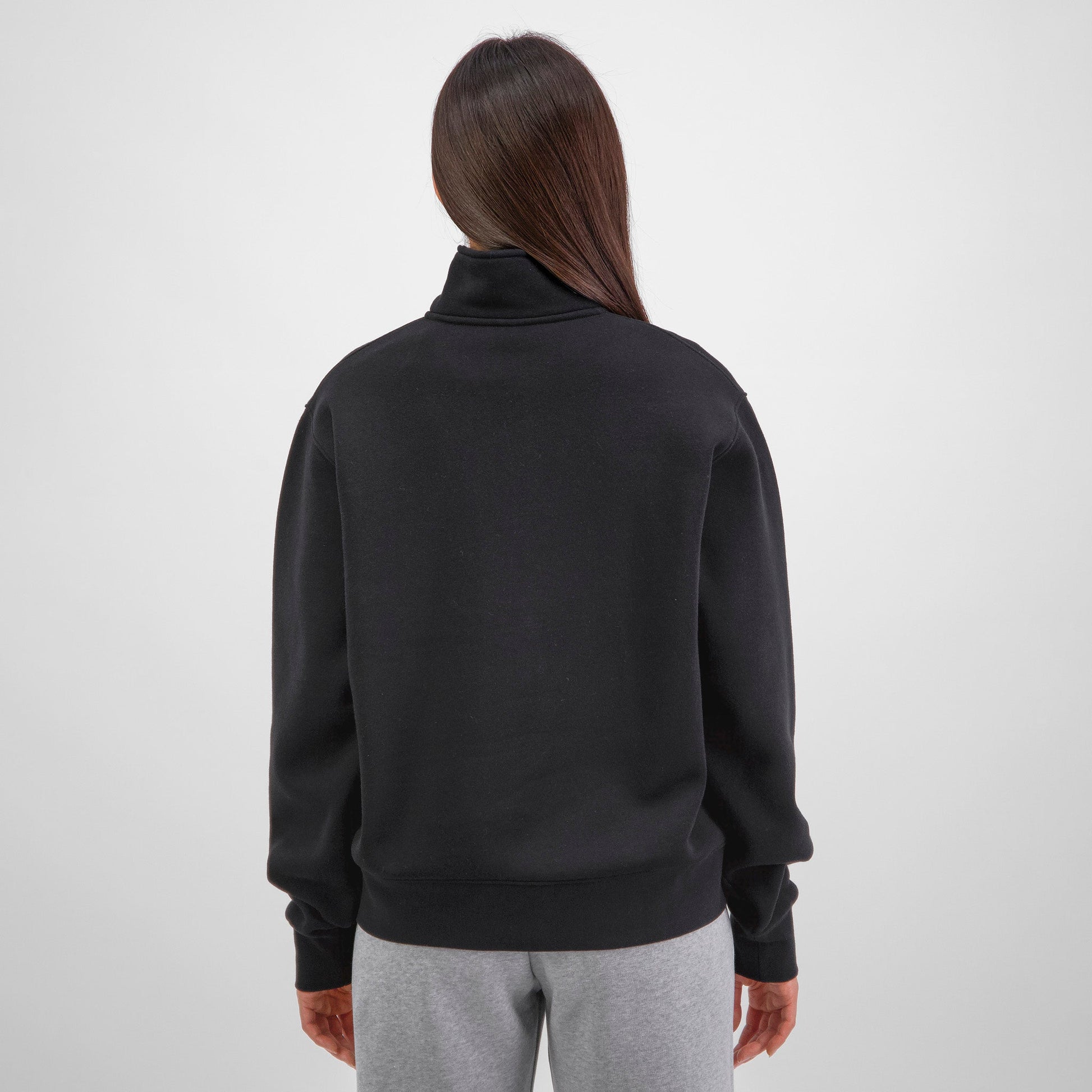 Black Everyday Womens 1/4 Zip