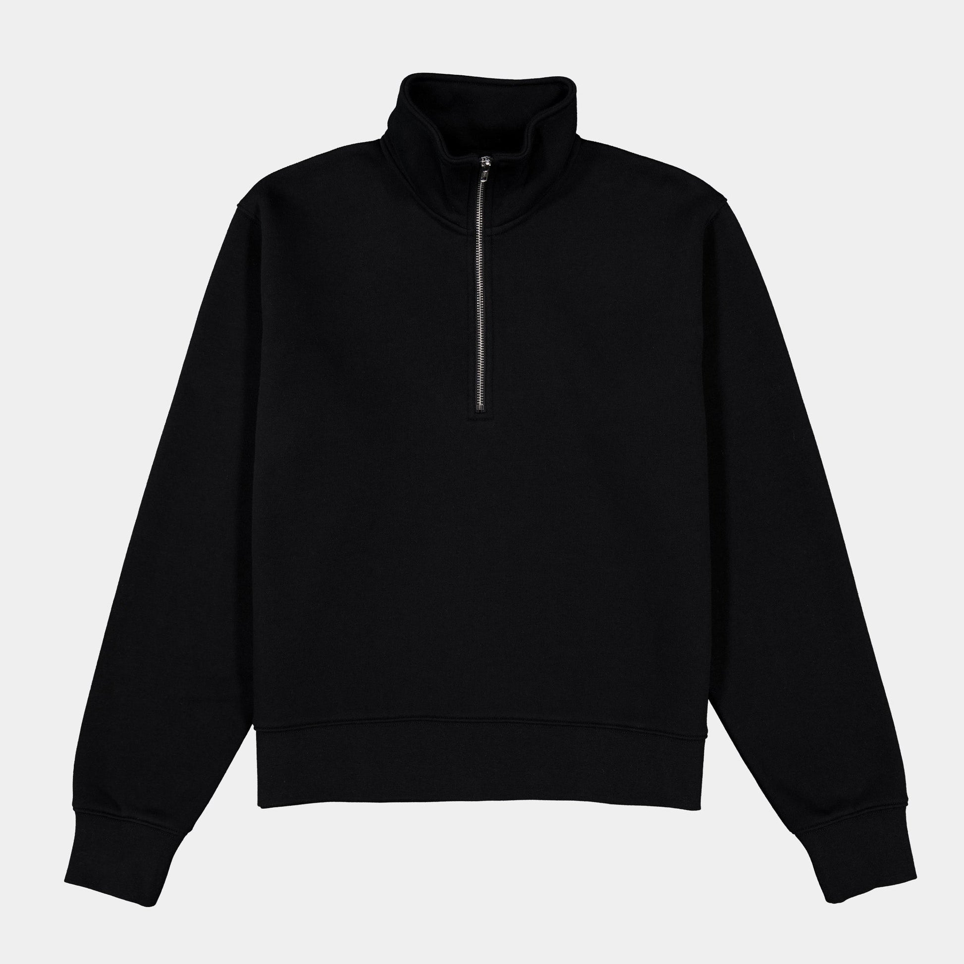 Black Everyday Womens 1/4 Zip