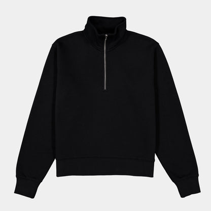 Black Everyday Womens 1/4 Zip