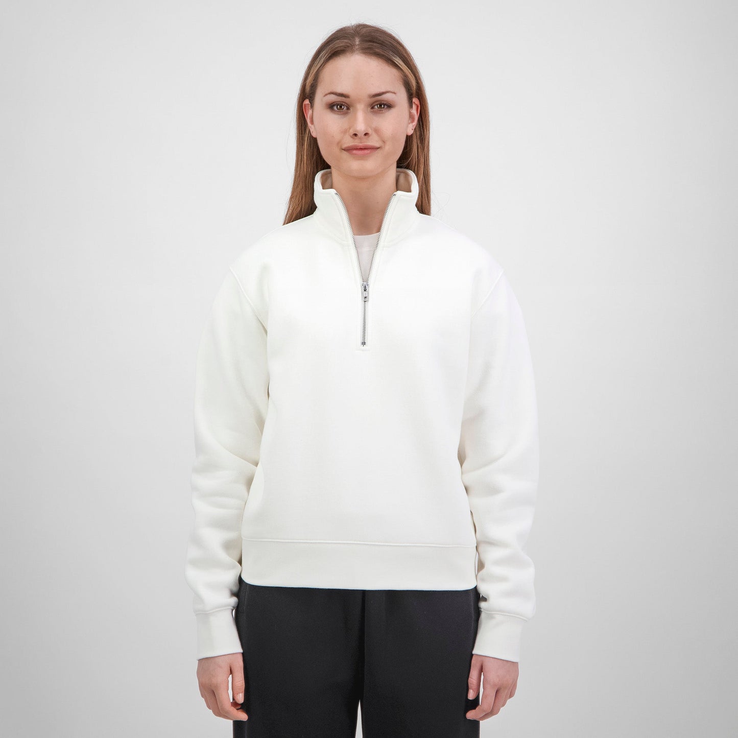 Ecru Everyday Womens 1/4 Zip