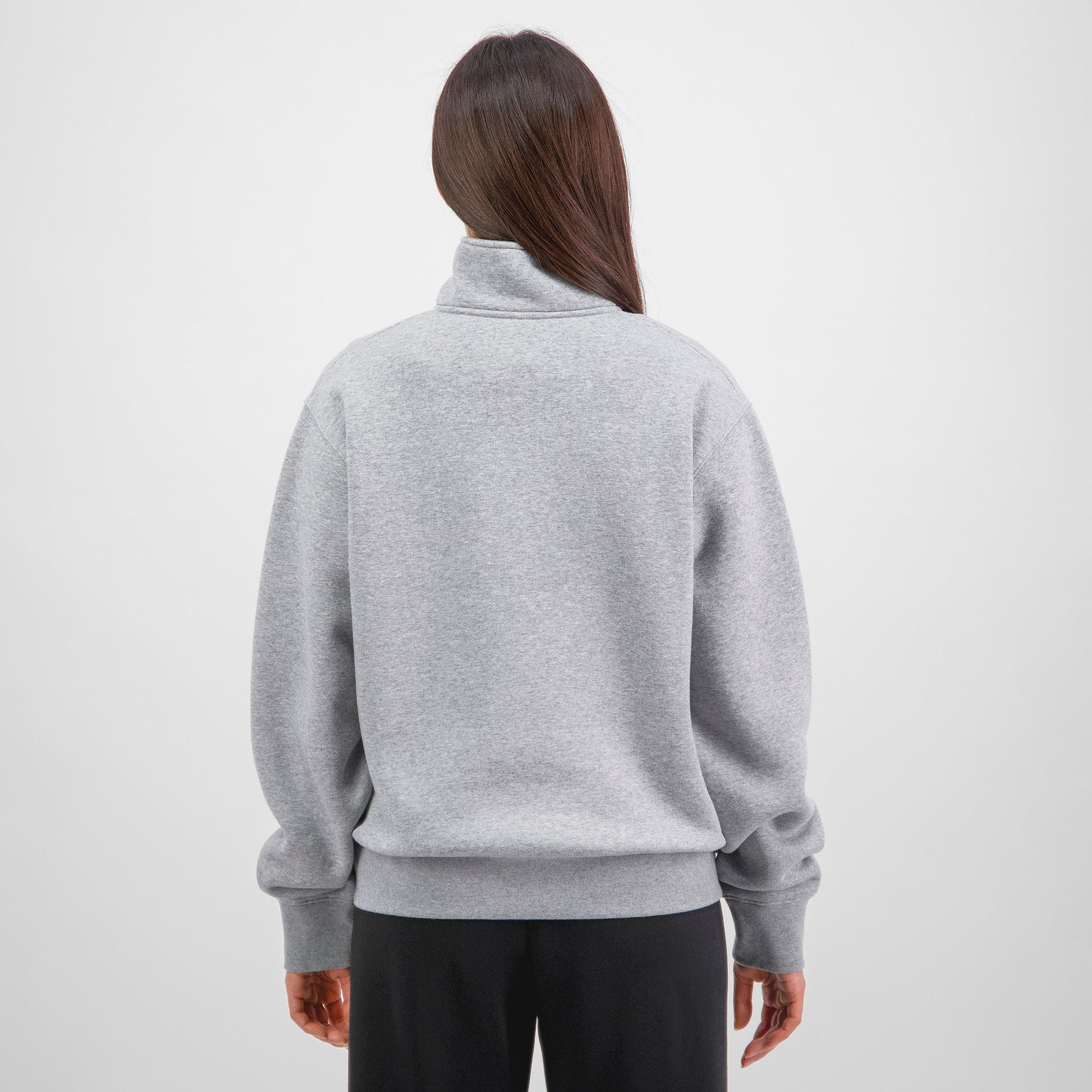 Grey Marle Everyday Womens 1/4 Zip