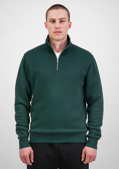 Everyday Mens 1/4 Zip - Scarab Green