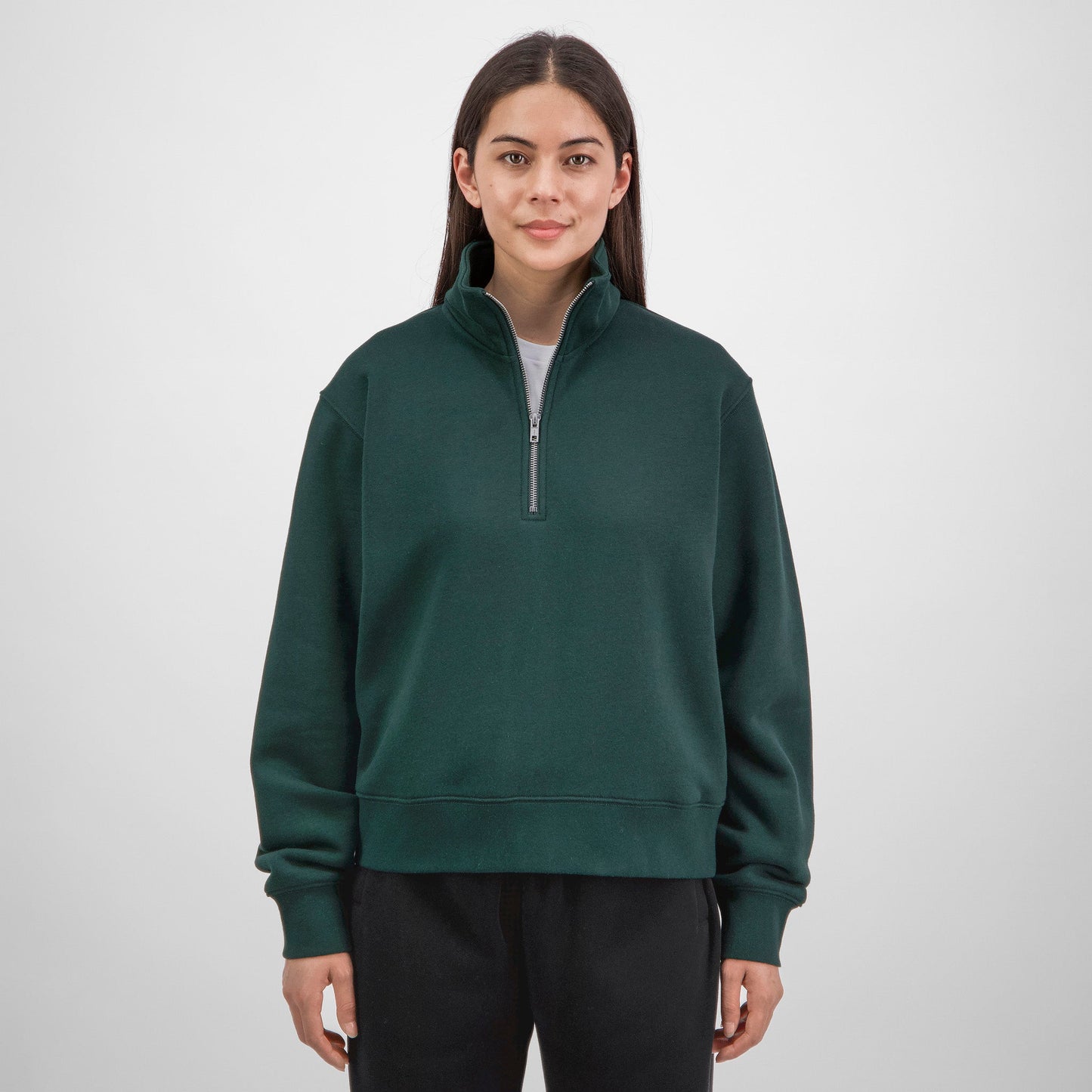 Scarab Green Everyday Womens 1/4 Zip