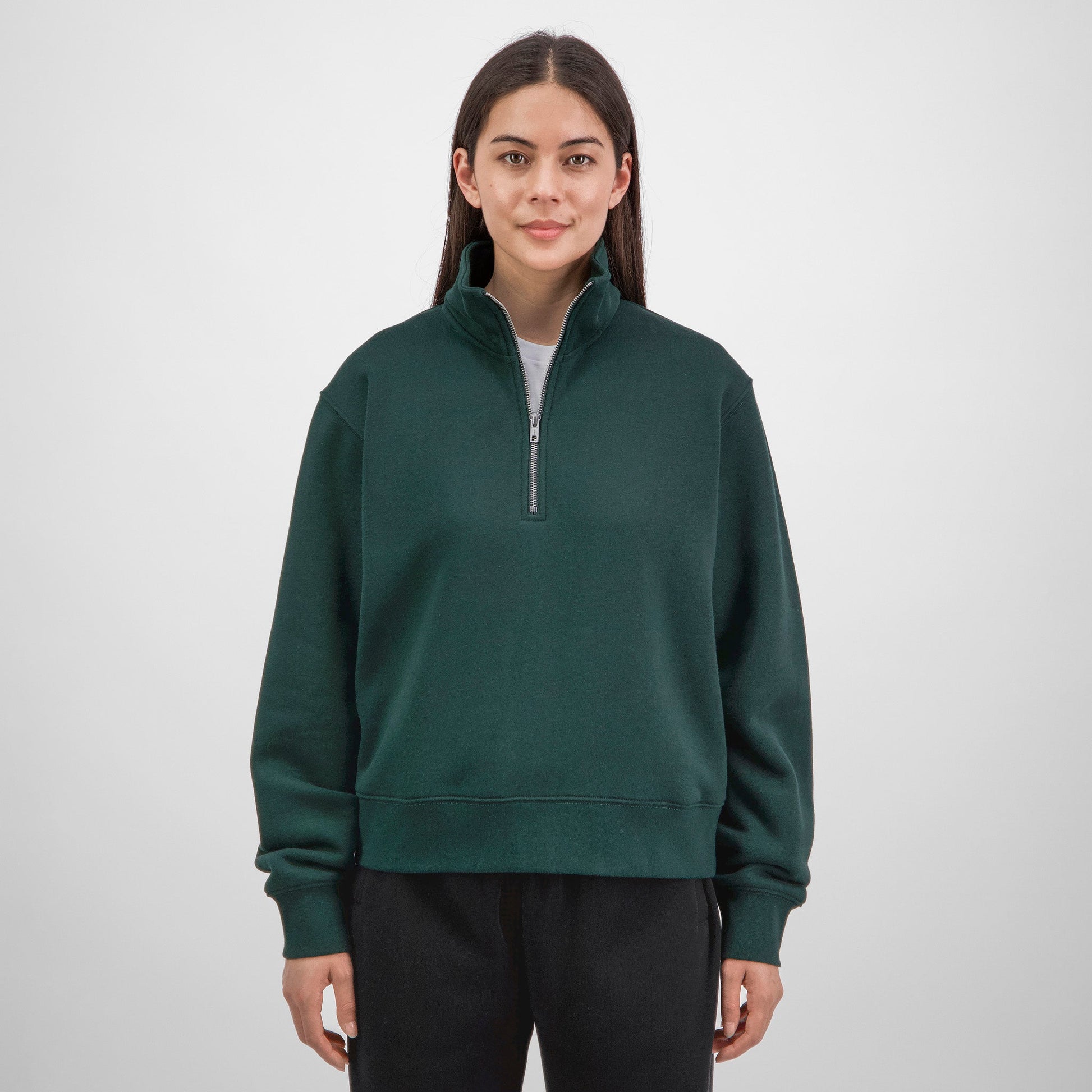 Scarab Green Everyday Womens 1/4 Zip