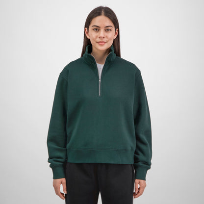 Scarab Green Everyday Womens 1/4 Zip