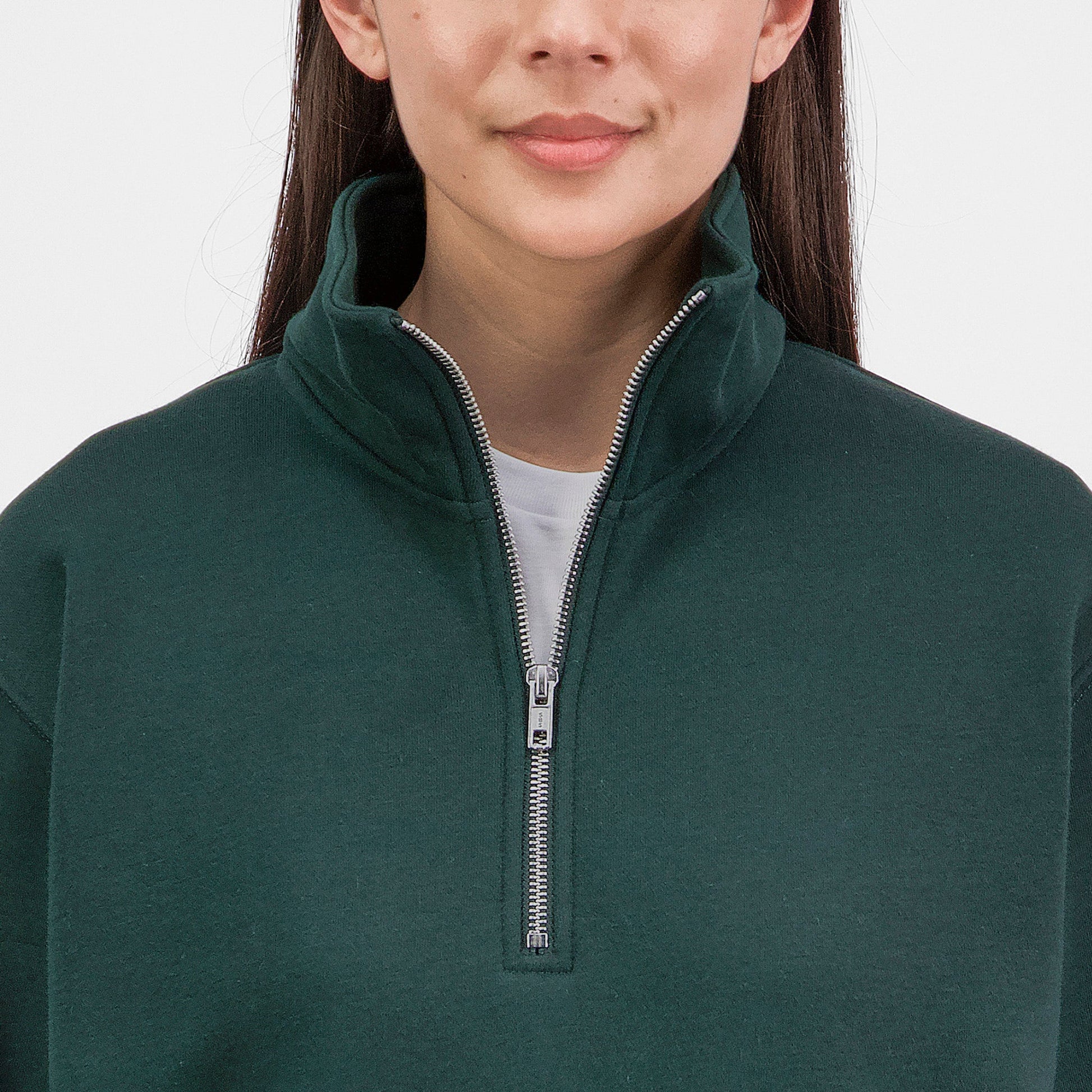 Scarab Green Everyday Womens 1/4 Zip