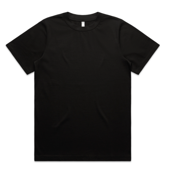 WO'S HEAVY TEE -  Black - Medium